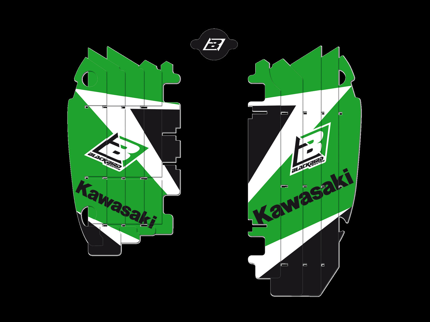 Adesivi griglia radiatore Kawasaki KX 450 F (09-15) Kawasaki