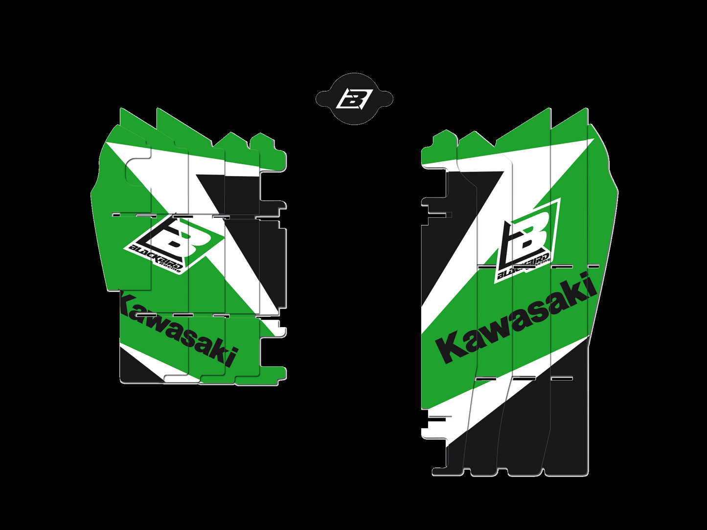 Adesivi griglia radiatore Kawasaki KX 450 F (16-20) Kawasaki