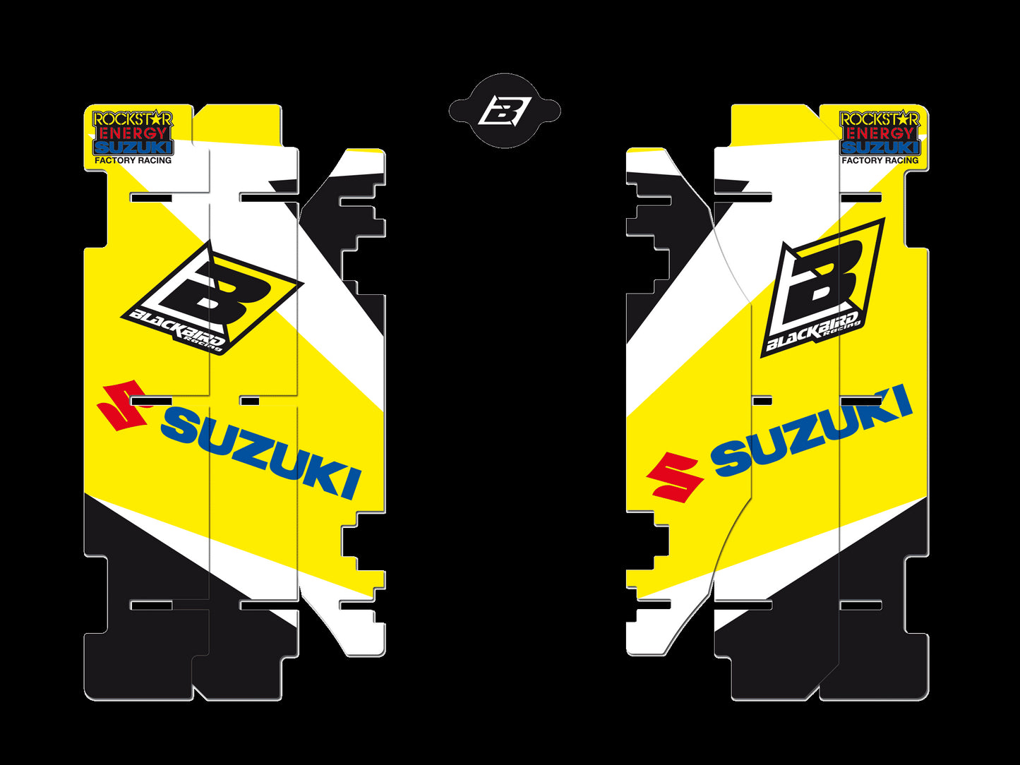 Adesivi griglia radiatore Suzuki RM 250 (01-12) Suzuki