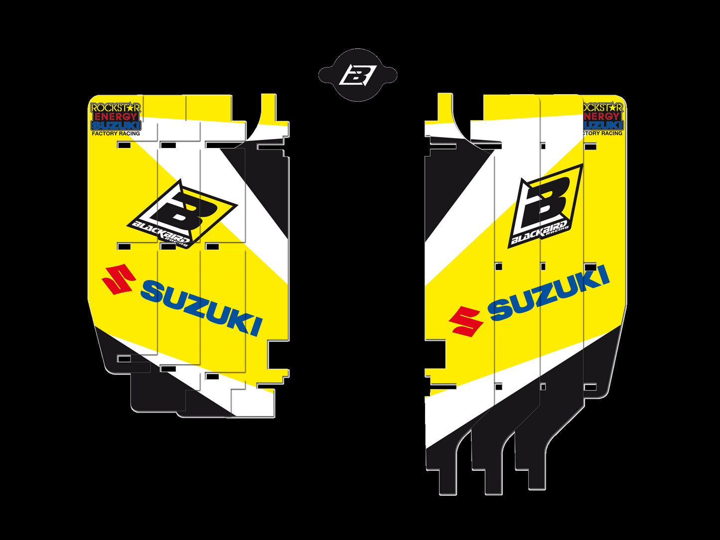 Adesivi griglia radiatore Suzuki RMZ 250 (10-18) Suzuki