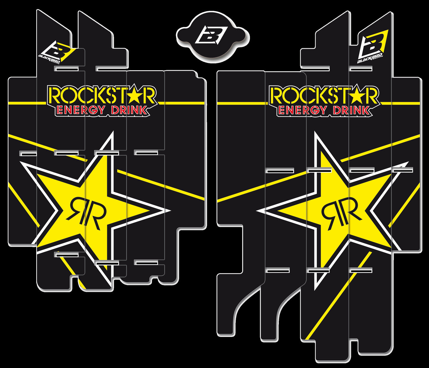 Adesivi griglia radiatore Suzuki RMZ 450 (18-20) Rockstar Energy