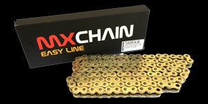 Catena MX Chain 520 cross-economica senza O-RING 120 maglie - blu