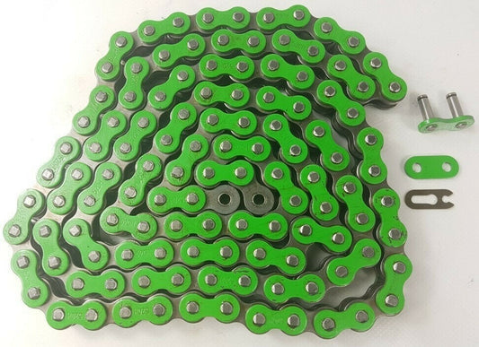 Catena MX Chain 520 cross-economica senza O-RING 120 maglie - verde