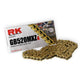 Catena RK passo 520 cross professionale senza O-RING 120 maglie - oro