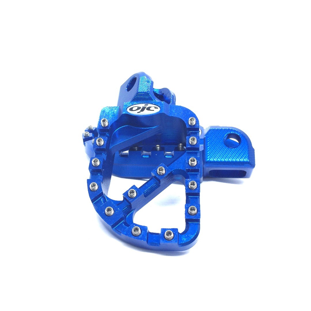 Coppia pedane OJC Yamaha YZ 85 (02-20) blu