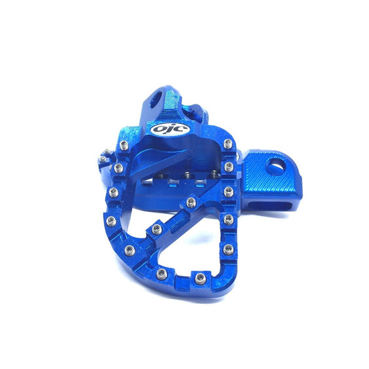 Coppia pedane OJC Yamaha YZ 85 (02-20) blu