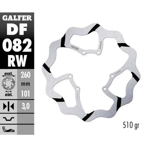 Disco freno Galfer Race Honda CRF 450 R (15-20) anteriore