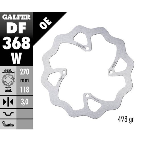 Disco freno Galfer Wave Suzuki RMZ 450 (18-20) anteriore