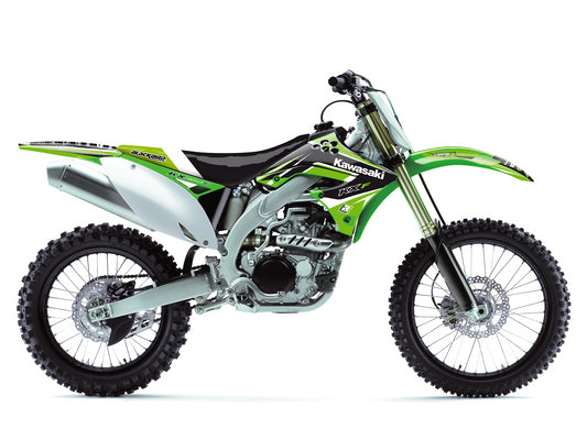 Kit grafiche + Coprisella Kawasaki KX 450 F (09-11) Dream 4