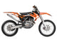 Kit grafiche + Coprisella KTM 500 EXC-F (14-16) Dream 4