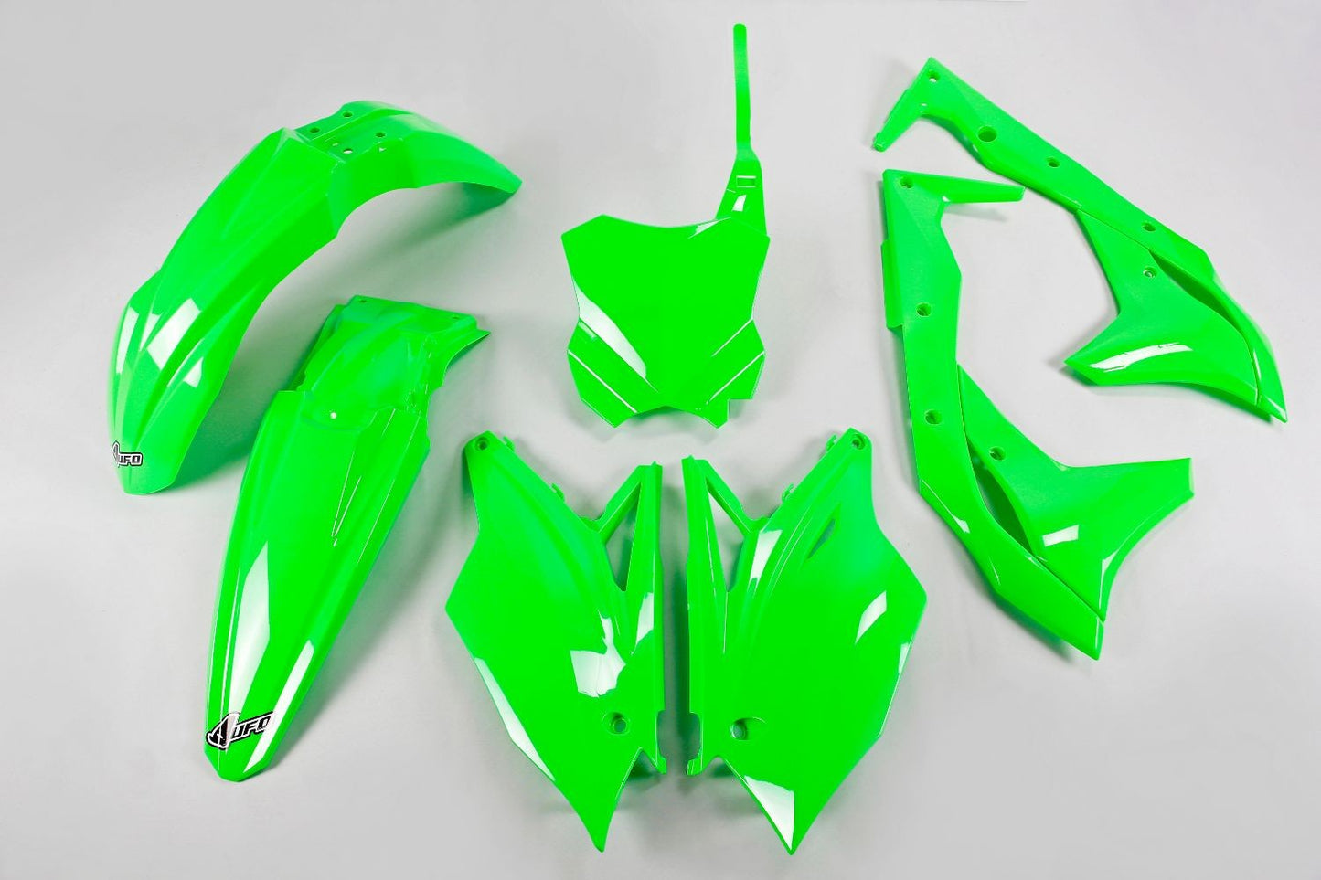 Kit plastiche Kawasaki KX 250 F (18-20) - colore verde fluo