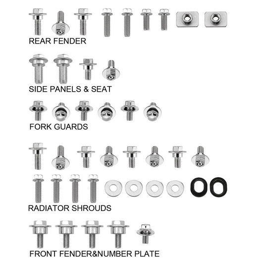 Kit viti plastiche Kawasaki KX 450 F (16-19)