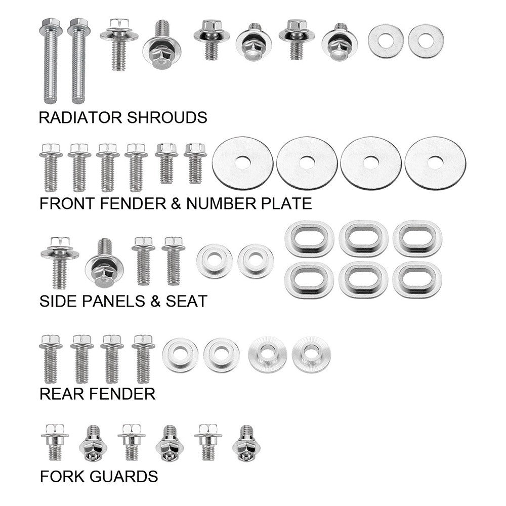 Kit viti plastiche Suzuki RMZ 450 (18-19)