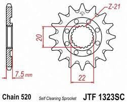 Pignone JT Honda CRF 250 X (04-17) 12 denti